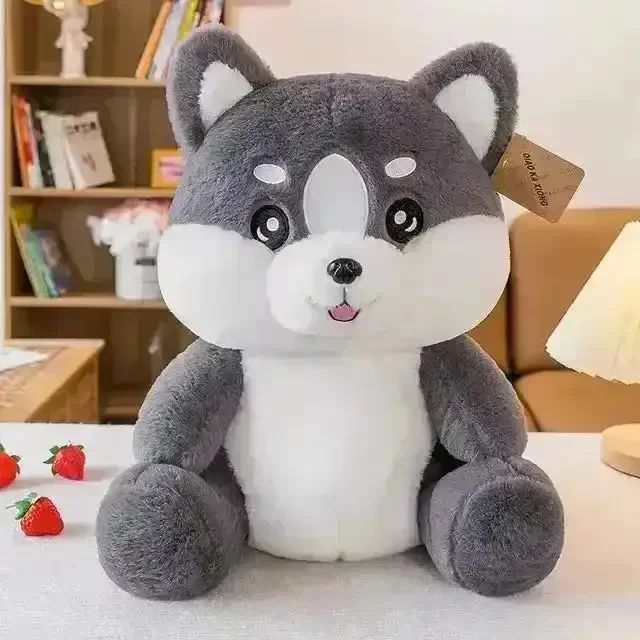 Kawaii Sitting Shiba Inu Dog Plushie (30 cm) - Image 3