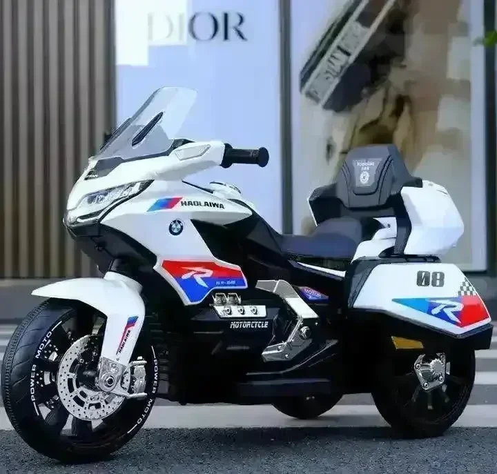 Kids Ride-on Bigwing Three Wheeler Motorcycle - Image 6