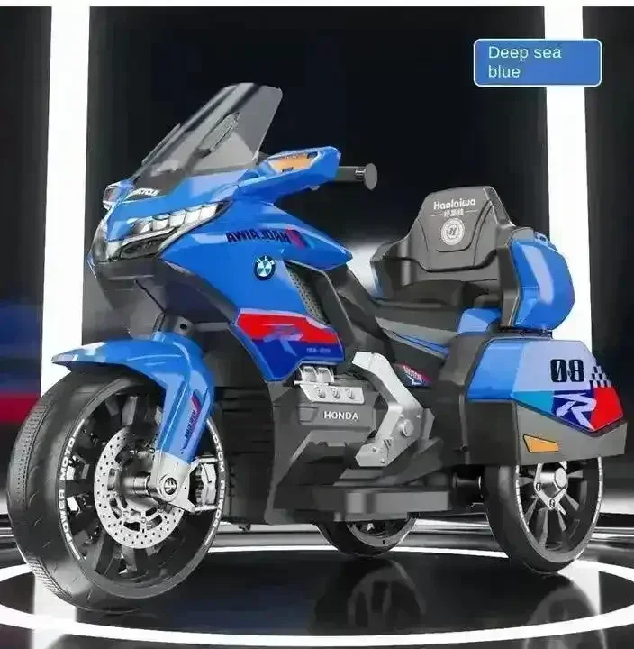 Kids Ride-on Bigwing Three Wheeler Motorcycle - Image 7