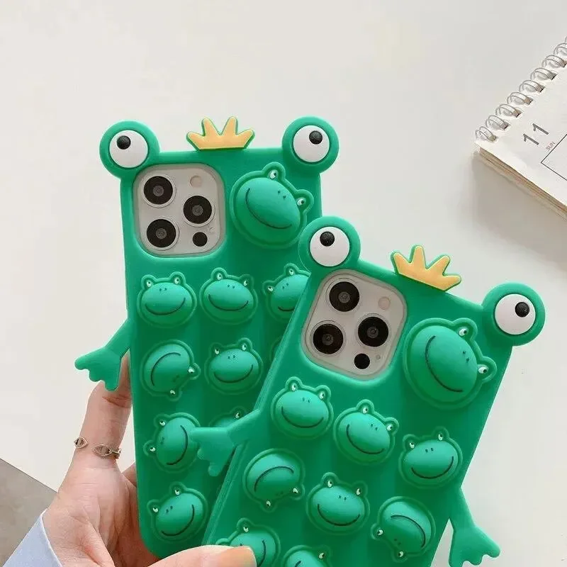 Ribbit Grip Frog Pop-it Case (For iPhones) - Image 4