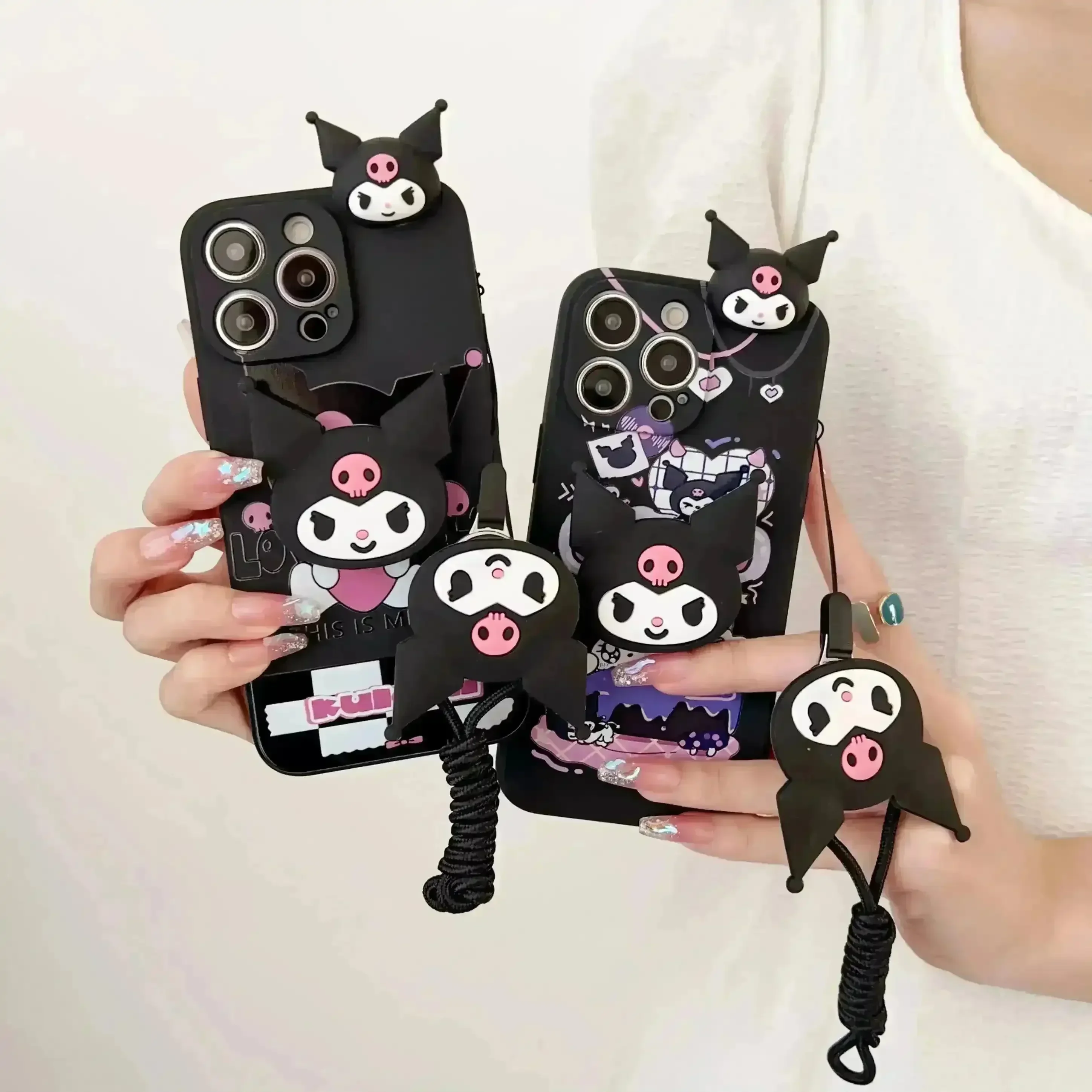 Kuromi Case with Rope Holder (For iPhones) - Image 5