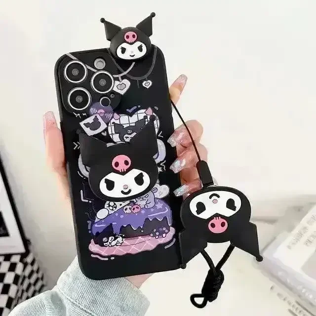 Kuromi Case with Rope Holder (For iPhones) - Image 9