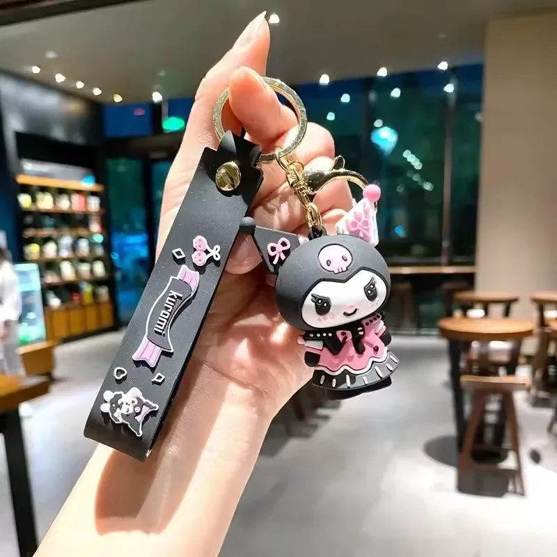 Kuromi Krew Mischief 3D Silicone Keychain - Image 4