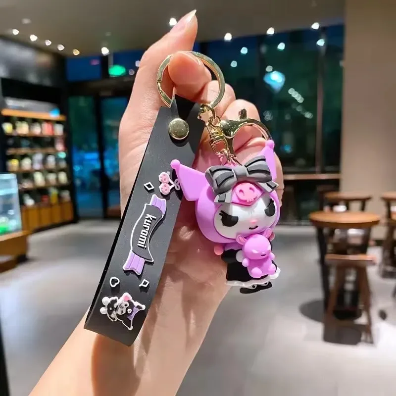 Kuromi Krew Mischief 3D Silicone Keychain - Image 8