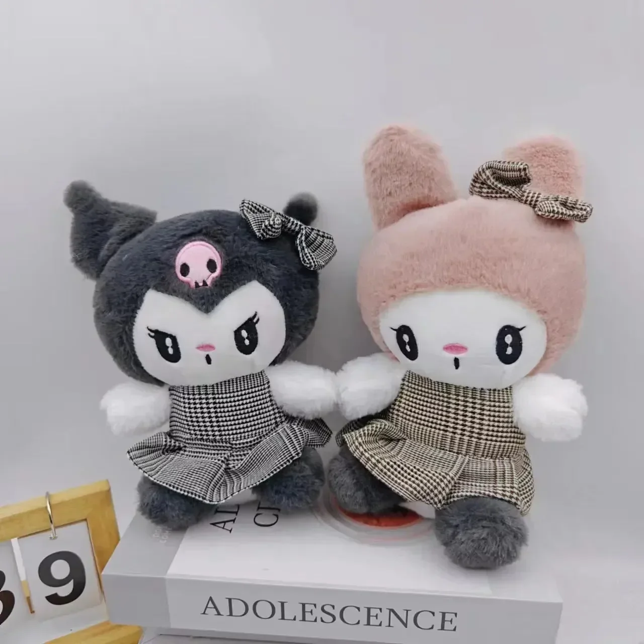 Kuromi Melody Bow & Frock Plushies (25 cm) - Image 4