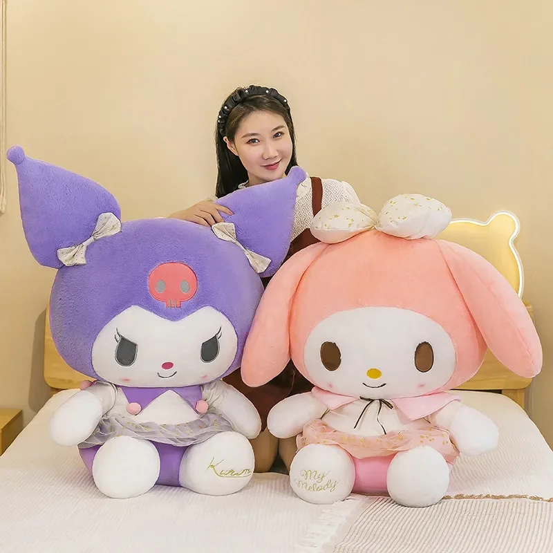 Kuromi & Melody Platinum Plushies (30 cm) - Image 2