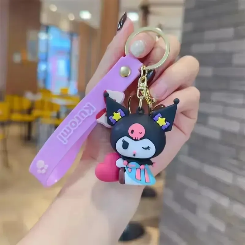 Kuromi Mischief Charms 3D Keychain - Image 8