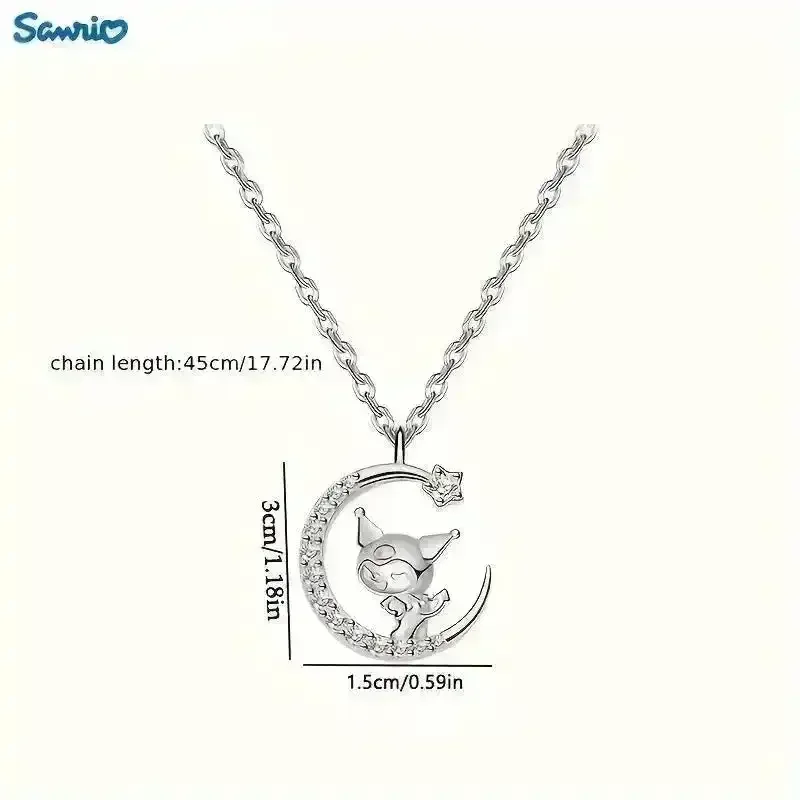 Kuromi Moon and Star Pendant - Image 5