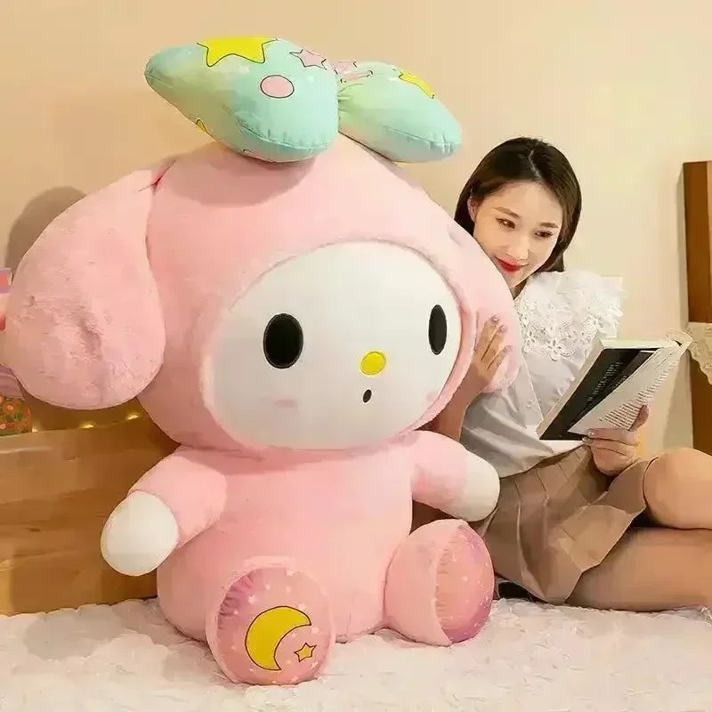 Kuromi My Melody Bow Girl Plushies - Image 5
