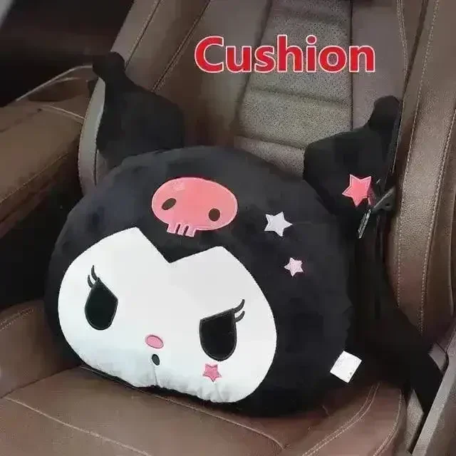 Kuromi My Melody Car Headrest and Seatbelt Protector - Image 24