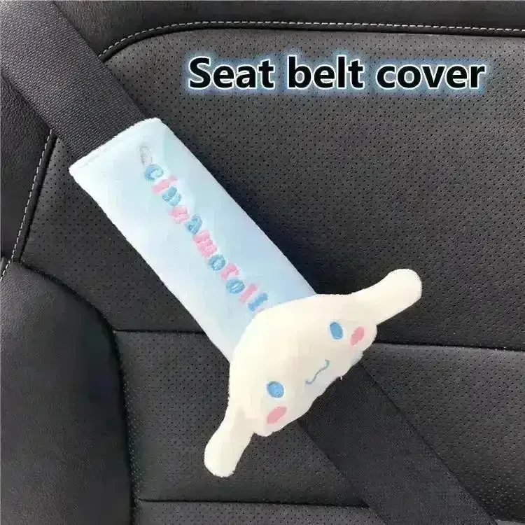 Kuromi My Melody Car Headrest and Seatbelt Protector - Image 32