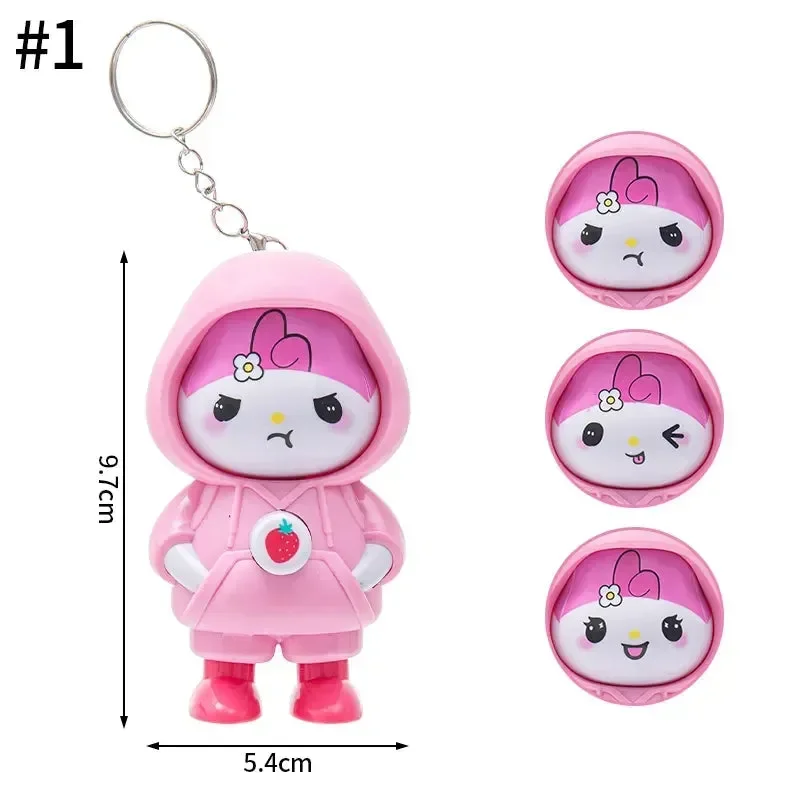 Kuromi & My Melody Mood Swings Keychain - Image 11
