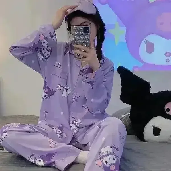 Sleep Ready Kuromi Pajama Set - Image 9