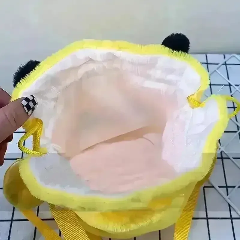 Kuromi & Pikachu 3D Cartoon Crossbody Plush Bag - Image 6