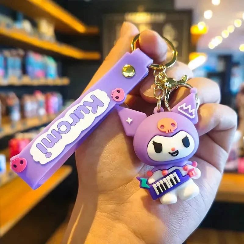 Kuromi's Musical Mischief Keychain - Image 6