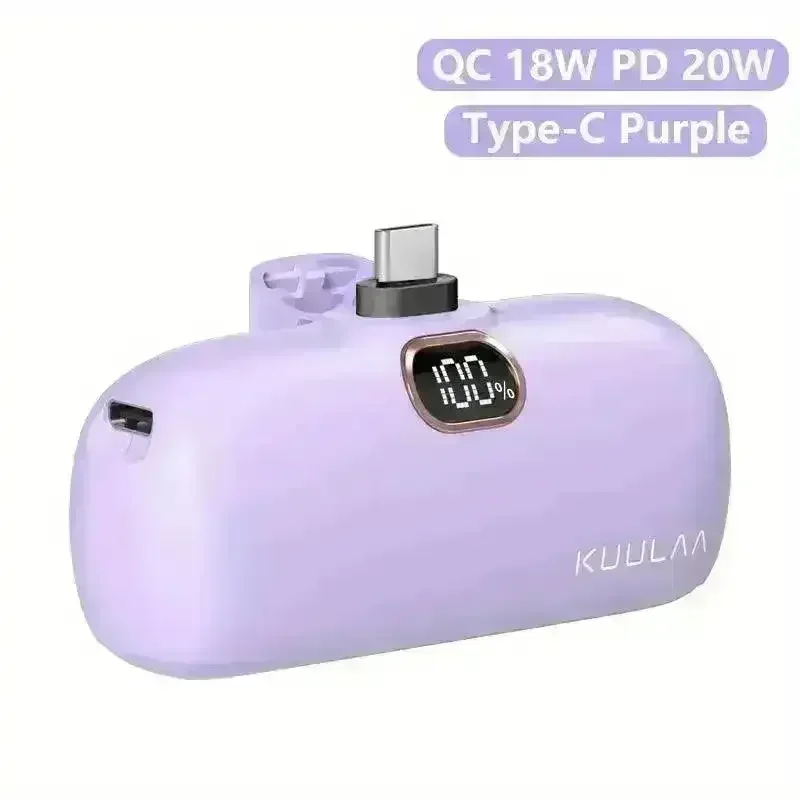 Kuulaa Mini USB C Power Bank (5000mAh) - Image 6