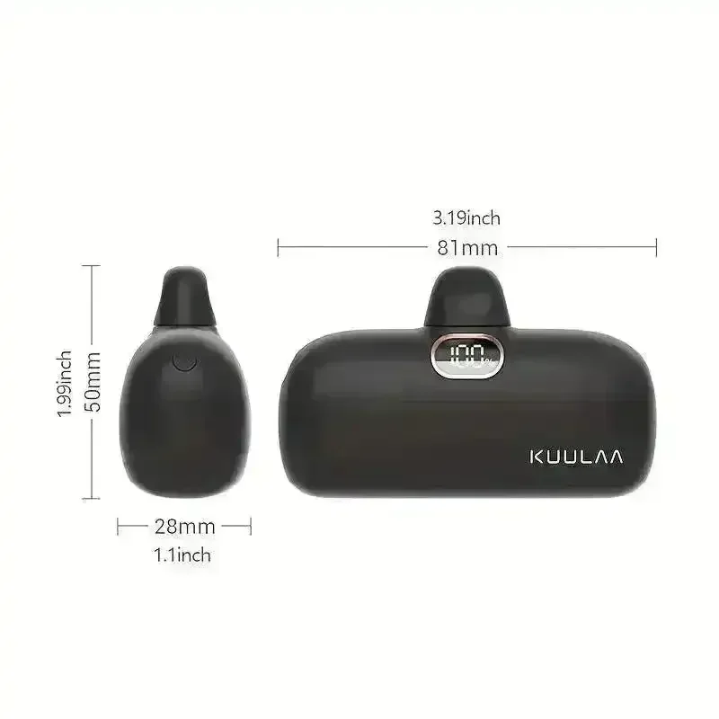 Kuulaa Mini USB C Power Bank (5000mAh) - Image 9