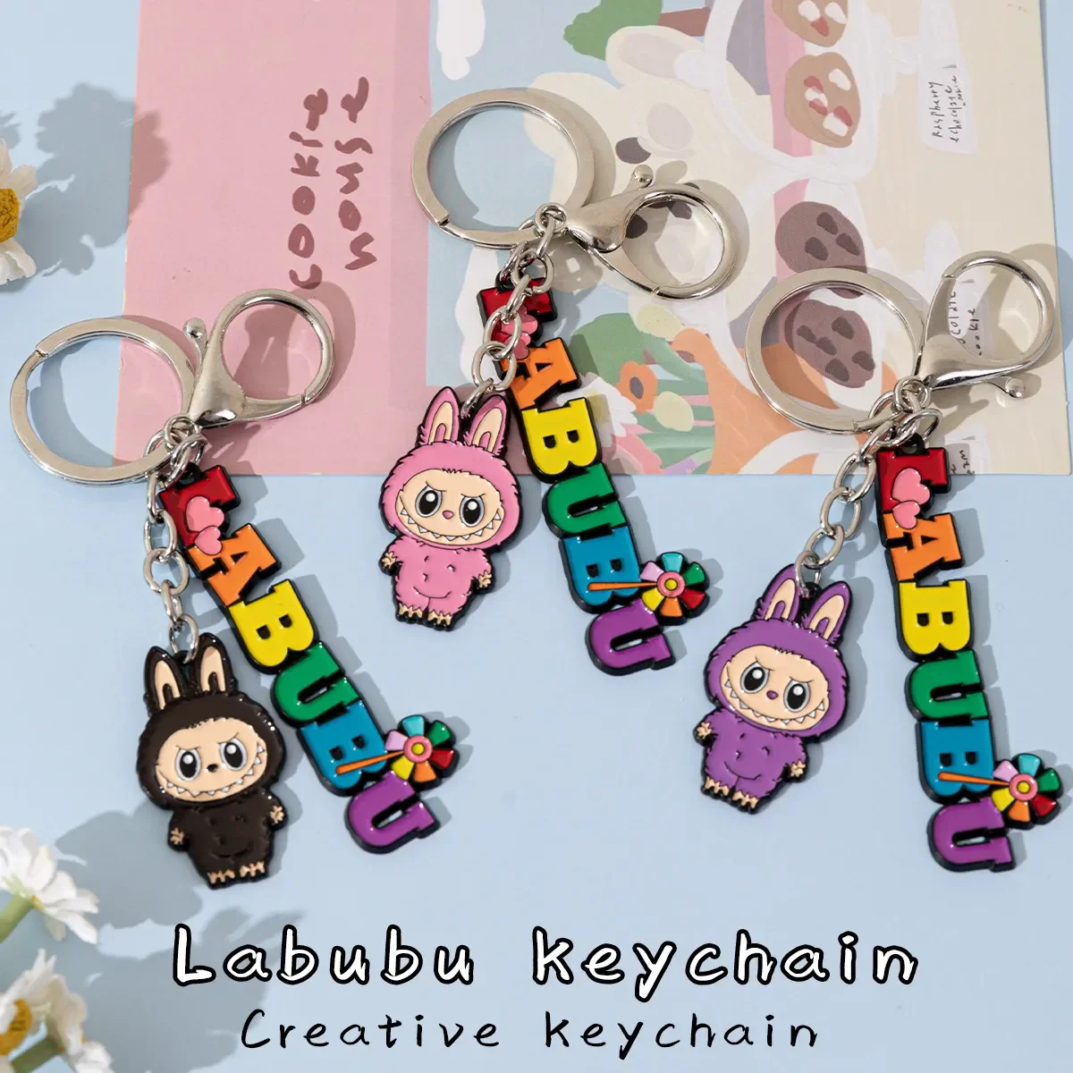Labuboo Colorburst Mischief Keychain - Image 4