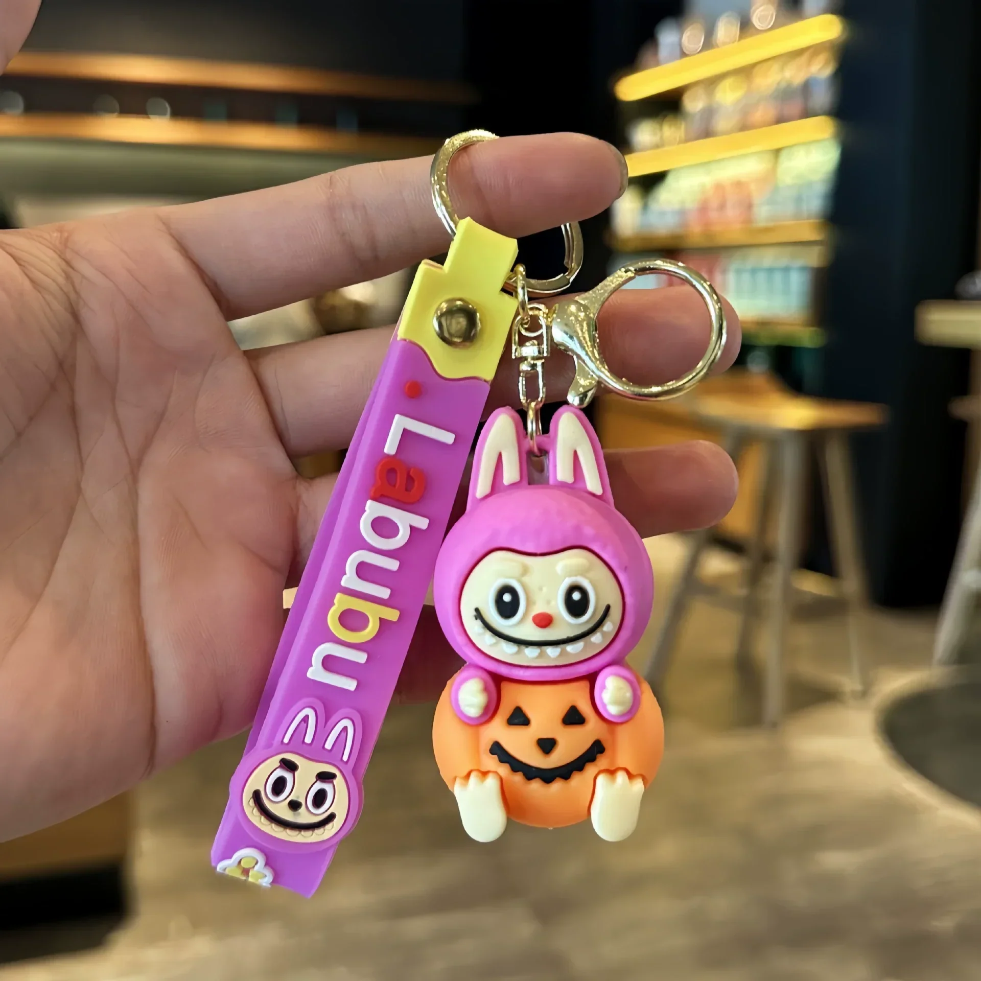 Labuboo Halloween Pumpkin 3D Keychain - Image 6