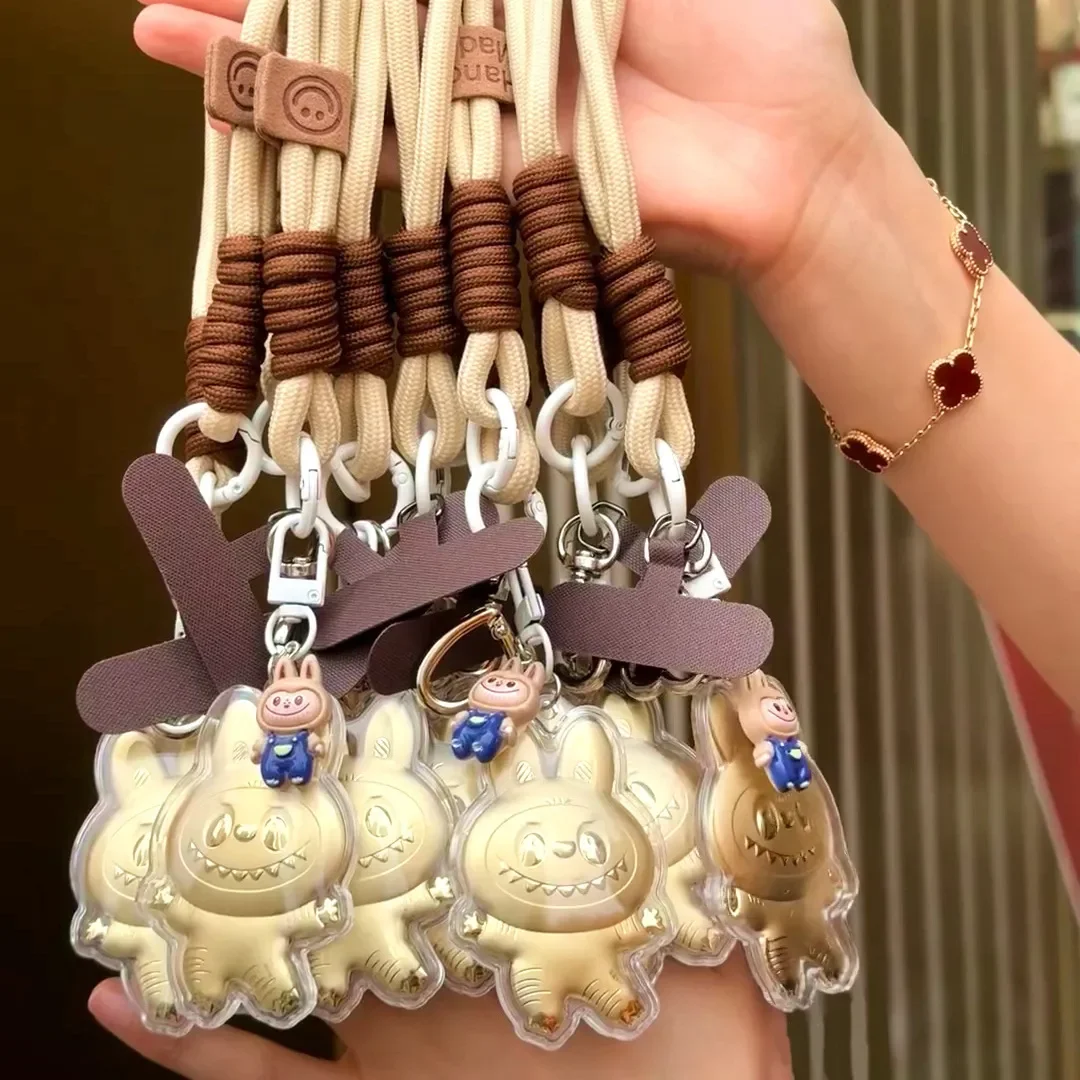 Labubu 20mg Gold Charm Keychain - Image 2