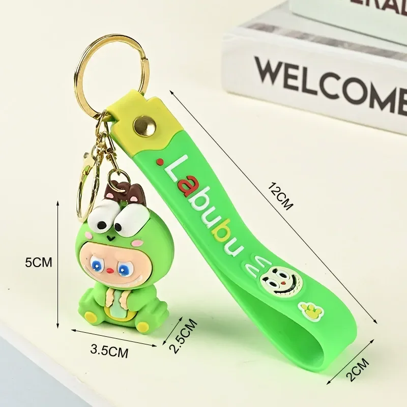 Labubu Dino Cosplay 3D Keychain - Image 3