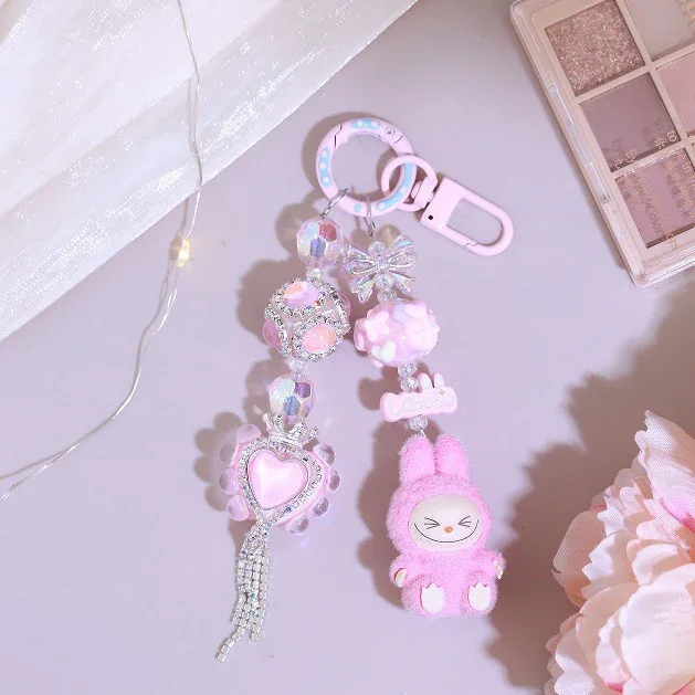 Labubu Elite Sitting Charm Keychain - Image 37