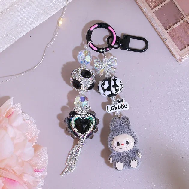 Labubu Elite Sitting Charm Keychain - Image 38