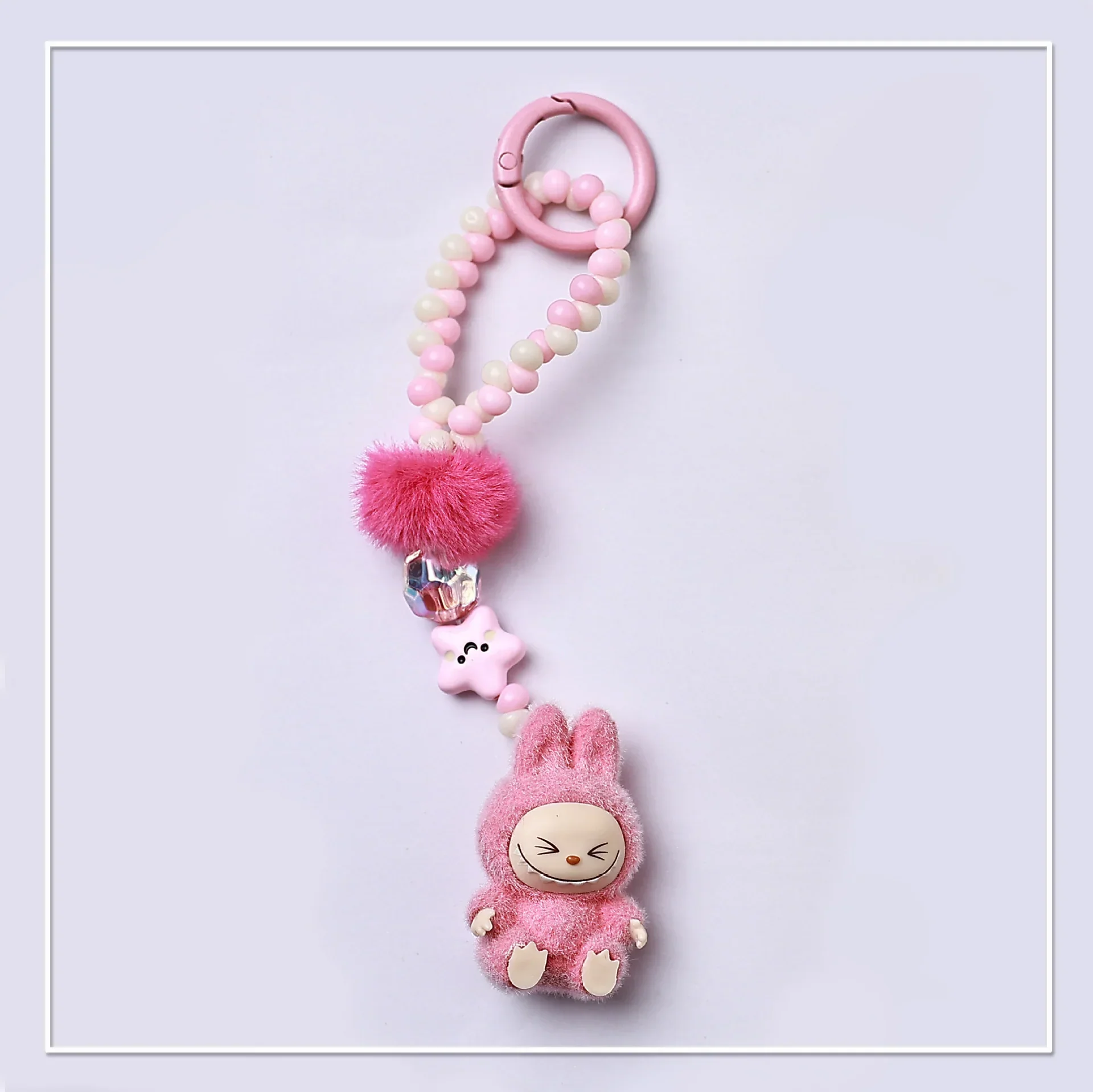 Labubu Elite Sitting Charm Keychain - Image 48