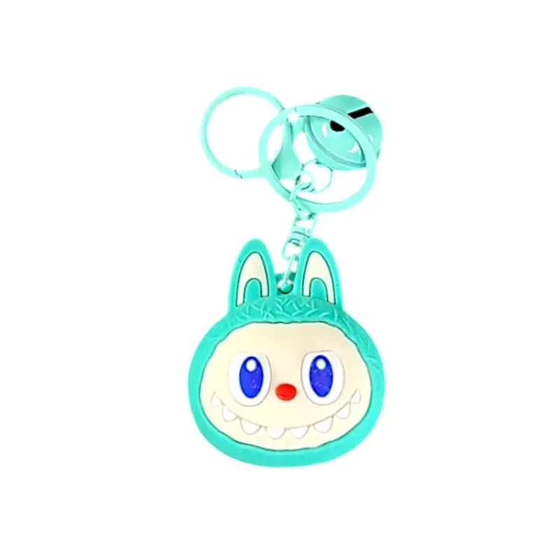 Labubu Gazy Head Silicone Keychain - Image 4