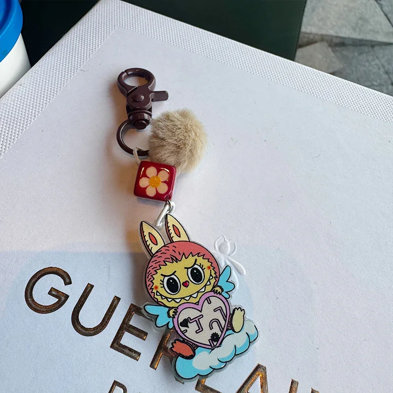 Labubu Glint Pom Pom Keychain - Image 6