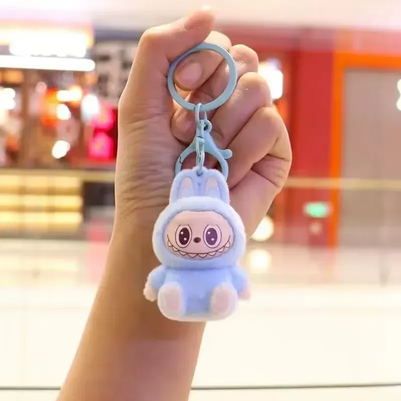 Labubu Have a Seat Mini Flock Keychain - Image 11