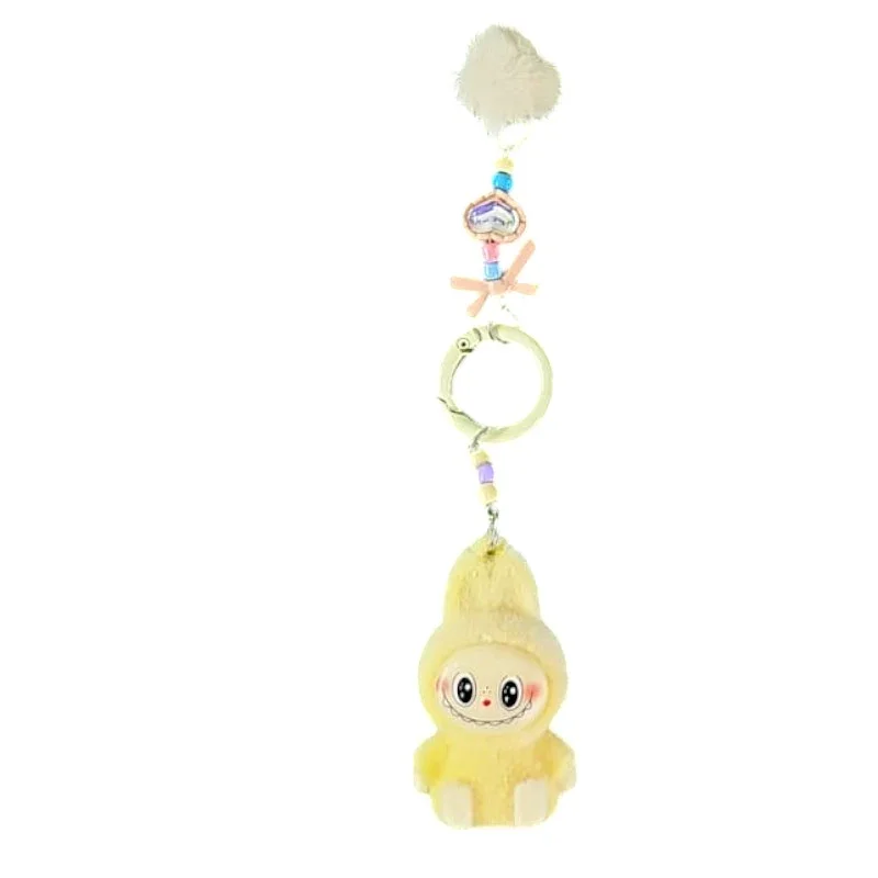 Labubu Heart Luxe Flocked Keychain - Image 10