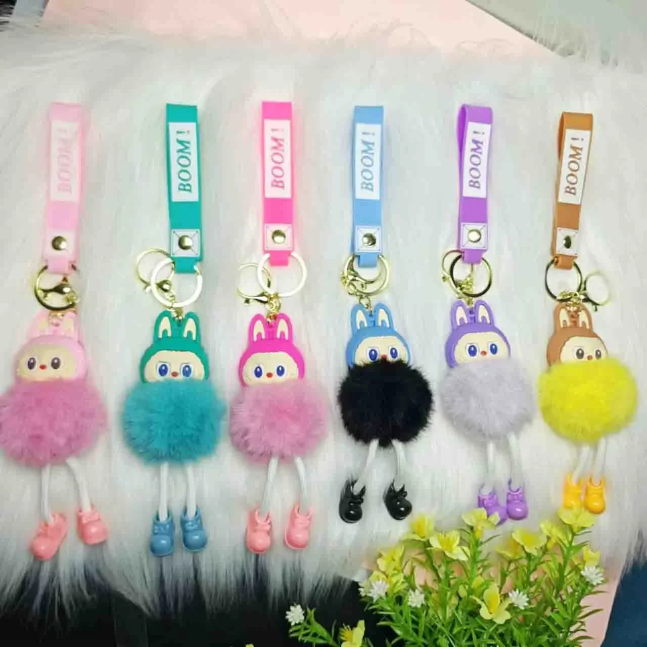 Labubu Long-Legged Plush Keychain - Image 6