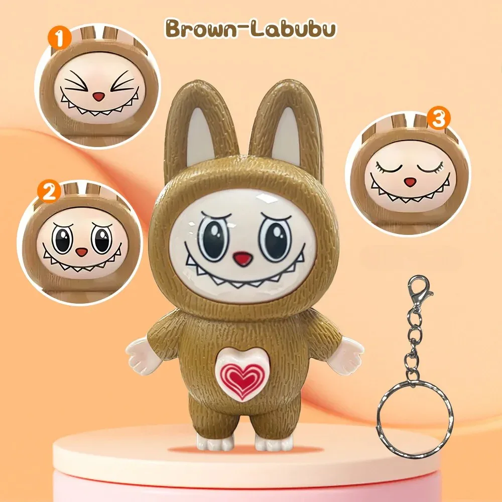 Labubu Monochrome Mood Swings Keychain - Image 13