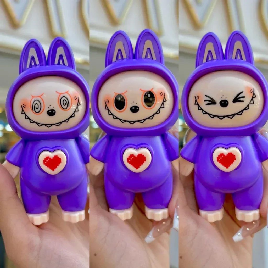 Labubu Monochrome Mood Swings Keychain - Image 6