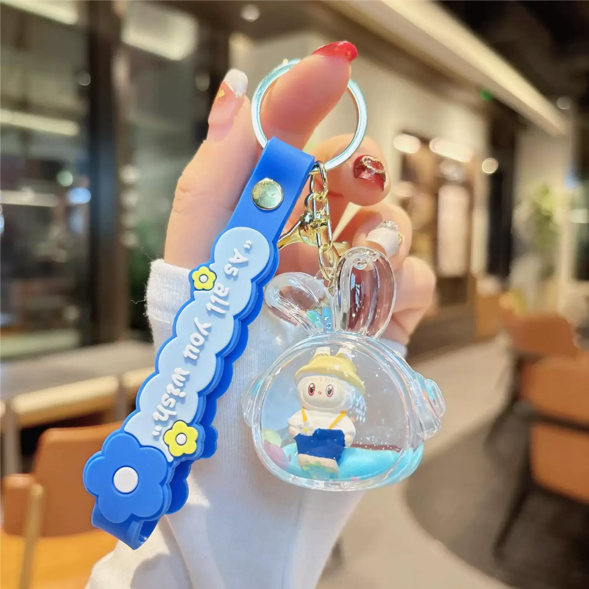 Labubu Premium Essence Liquid Keychain - Image 3