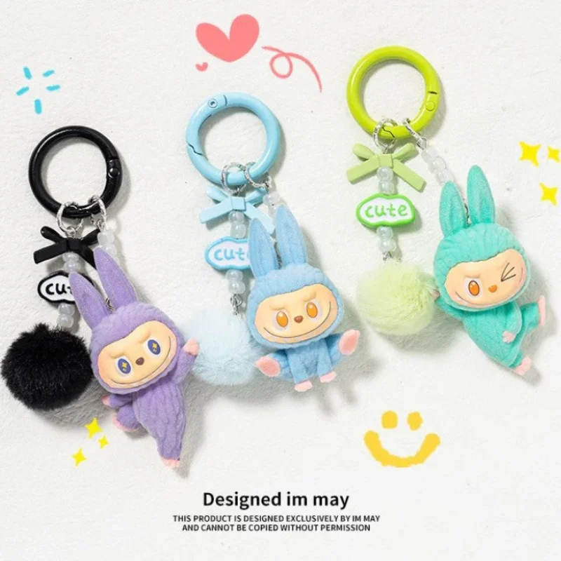 Labubu Yoga Poses Luxury Keychain