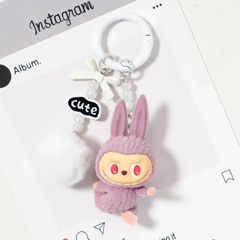 Labubu Yoga Poses Luxury Keychain - Image 4
