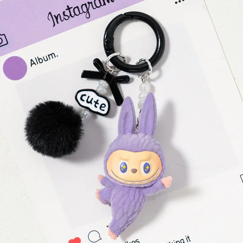 Labubu Yoga Poses Luxury Keychain - Image 7