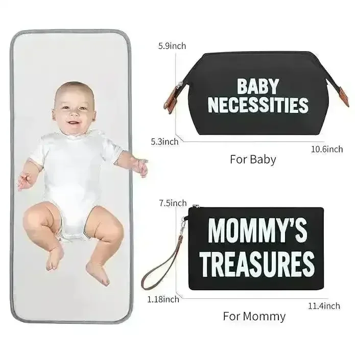 Large Capacity 3 in 1 Premium Mommy Bag - Image 12