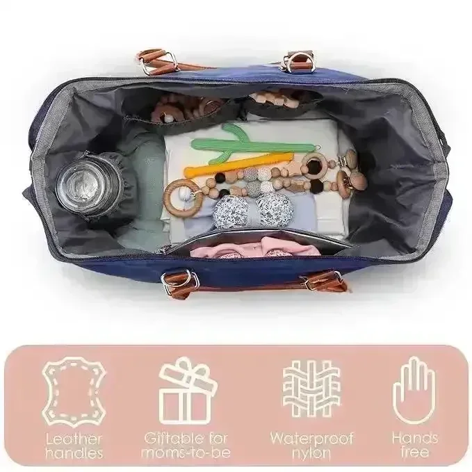 Large Capacity 3 in 1 Premium Mommy Bag - Image 13