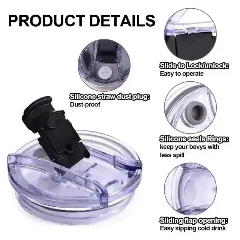 Leakproof Replacement Lid For Stanley 40 oz Tumbler - Image 10