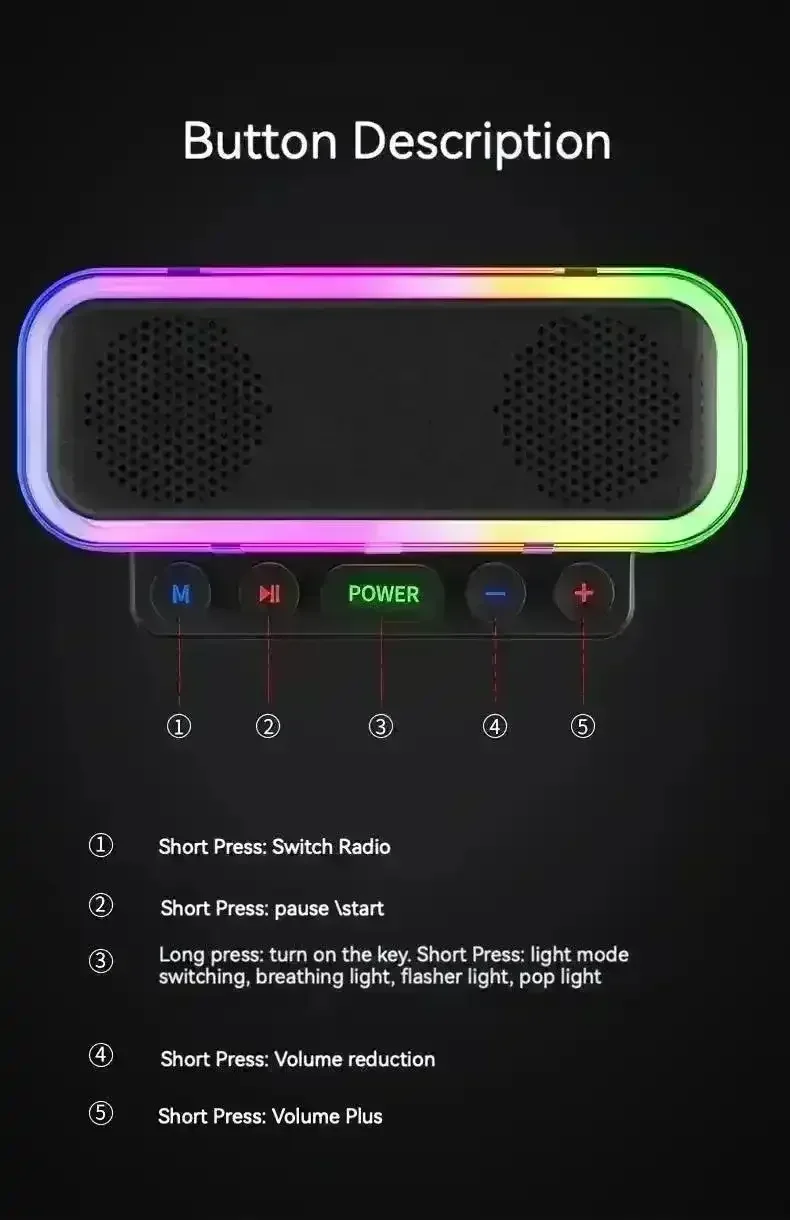 LED Cube Smart AI Wireless Speaker - Image 12