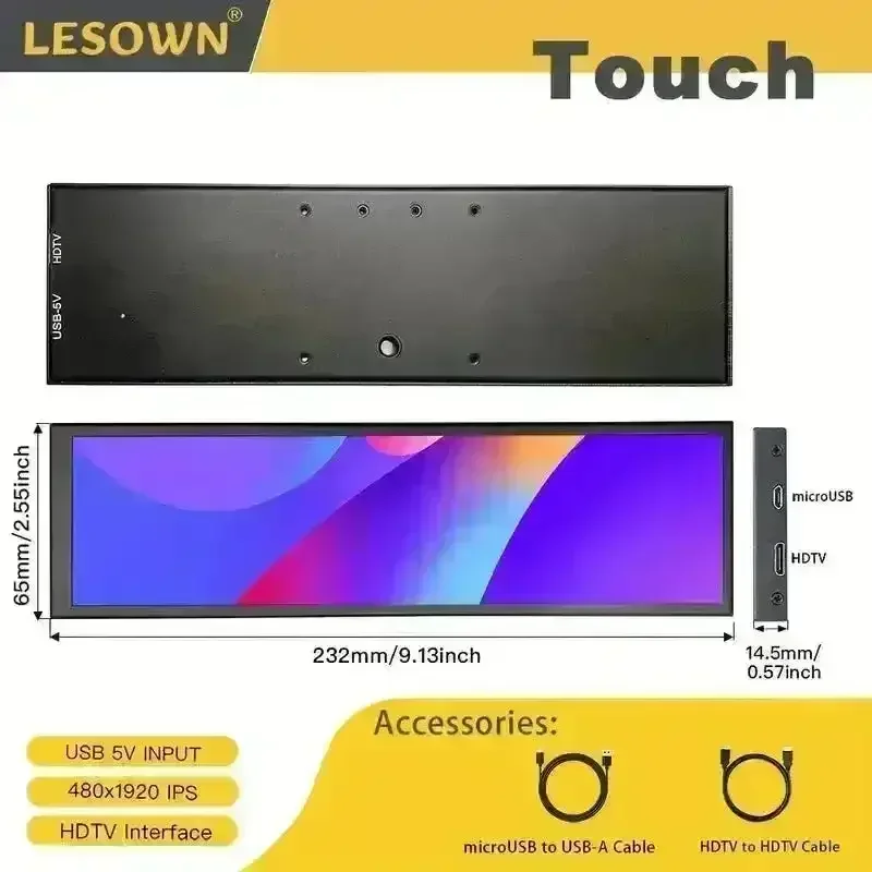 Lesown 8.8-Inch Secondary Screen Monitor - Image 11