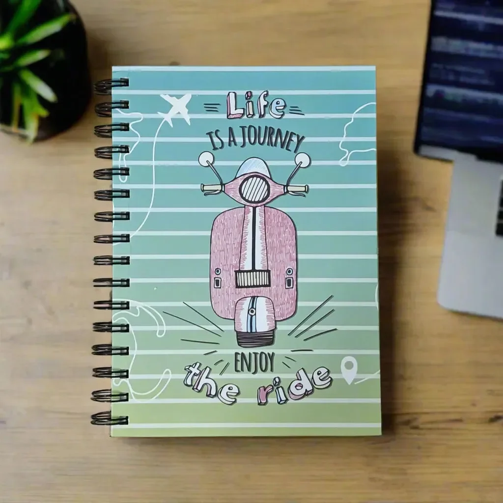 Life is a Journey A5 Notebook - Image 3