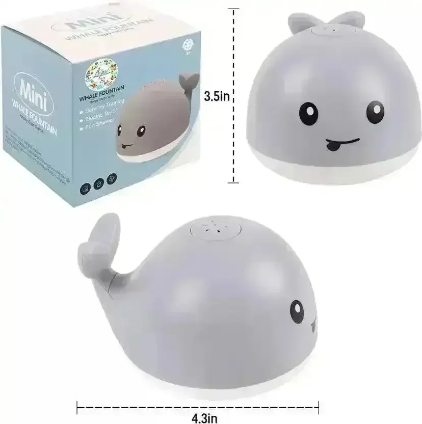 Whale Sprinkler Kids Bath Time Toy - Image 11