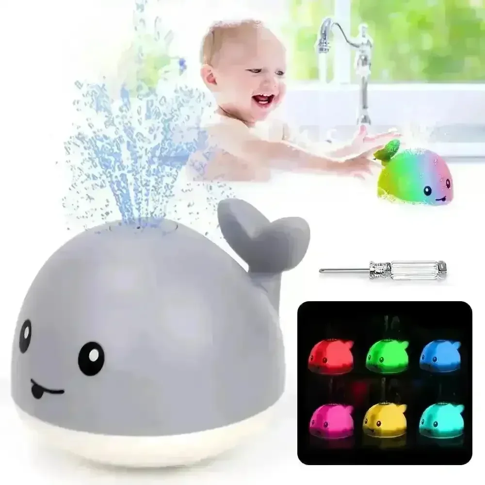 Whale Sprinkler Kids Bath Time Toy - Image 3