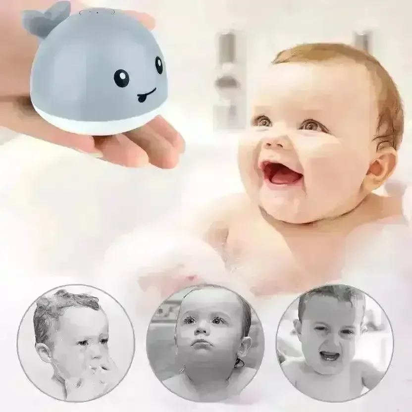 Whale Sprinkler Kids Bath Time Toy - Image 4