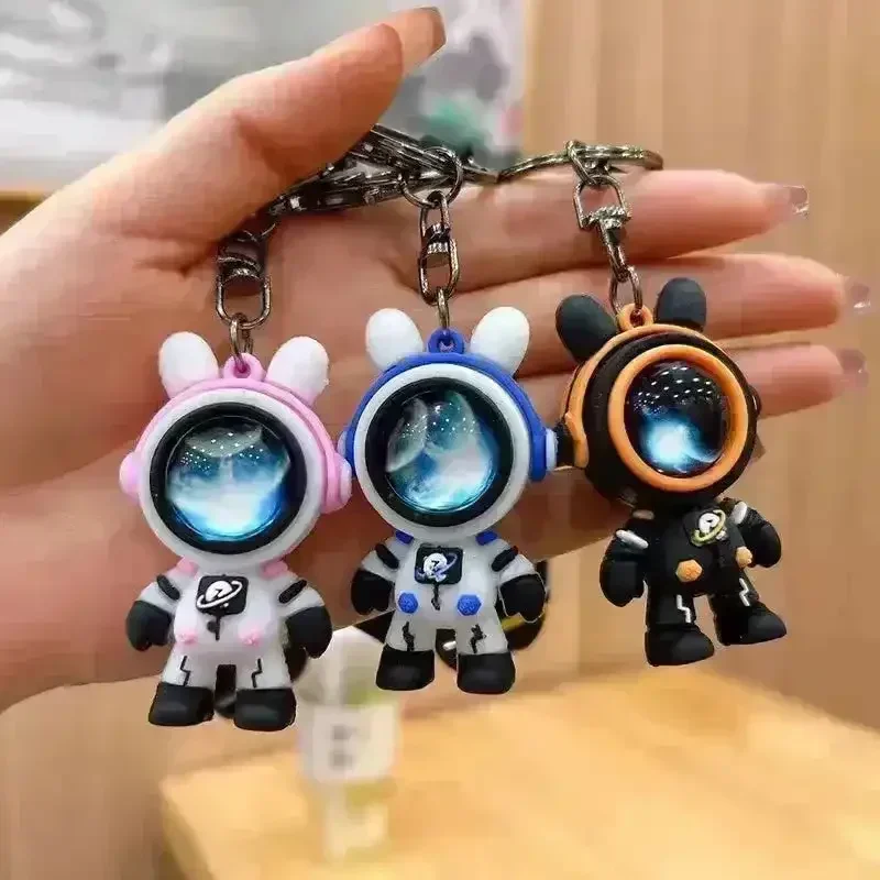 Lightning Astronaut Bear 3D Keychain - Image 2