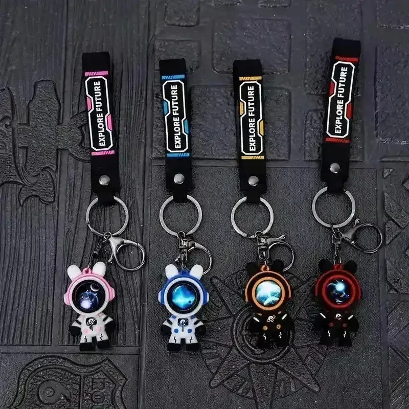 Lightning Astronaut Bear 3D Keychain - Image 3